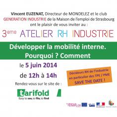 3eme Atelier RH Industrie : 5 juin 2014